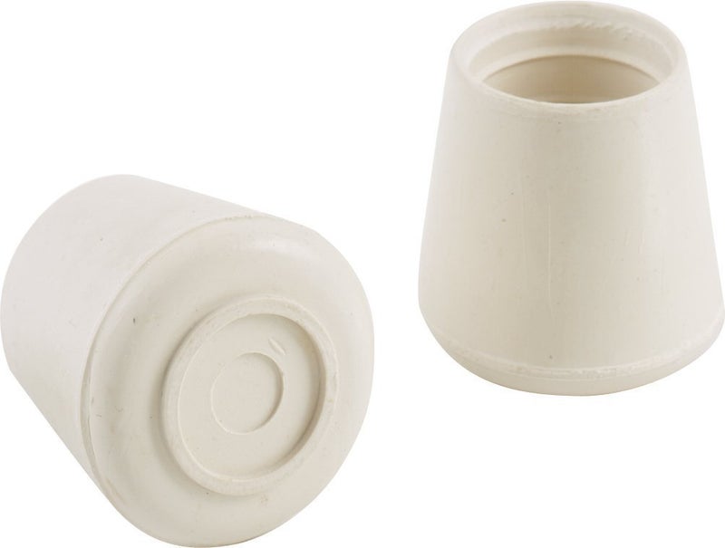 Shepherd Hardware - 9119E 9119 3/4-Inch Inside Diameter Rubber Leg Tips, 4-Pack, White
